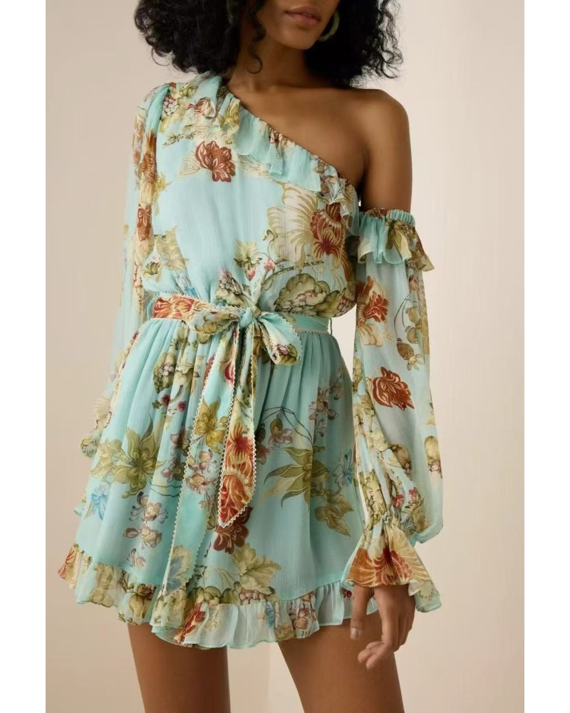  Комбинезон цветочным принтом