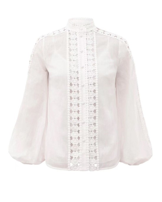        Блузка Raffle c кружевной вставкой