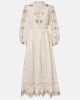          Платье с кружевом миди