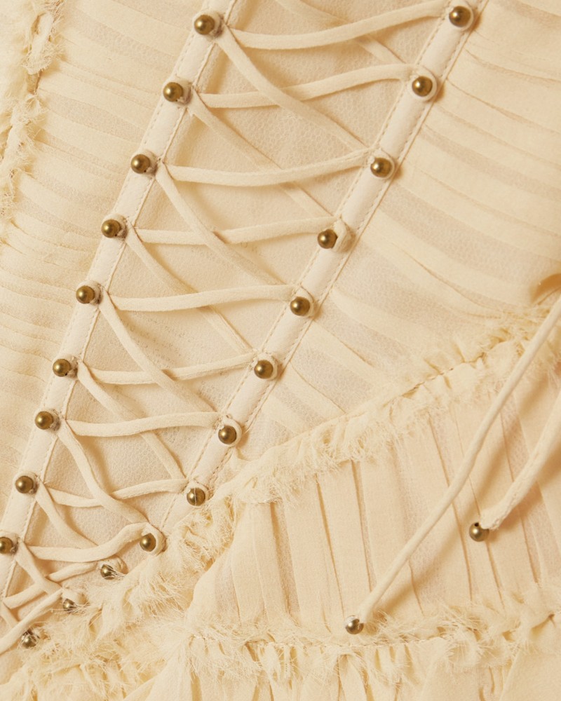           Блуза-корсет из шелка