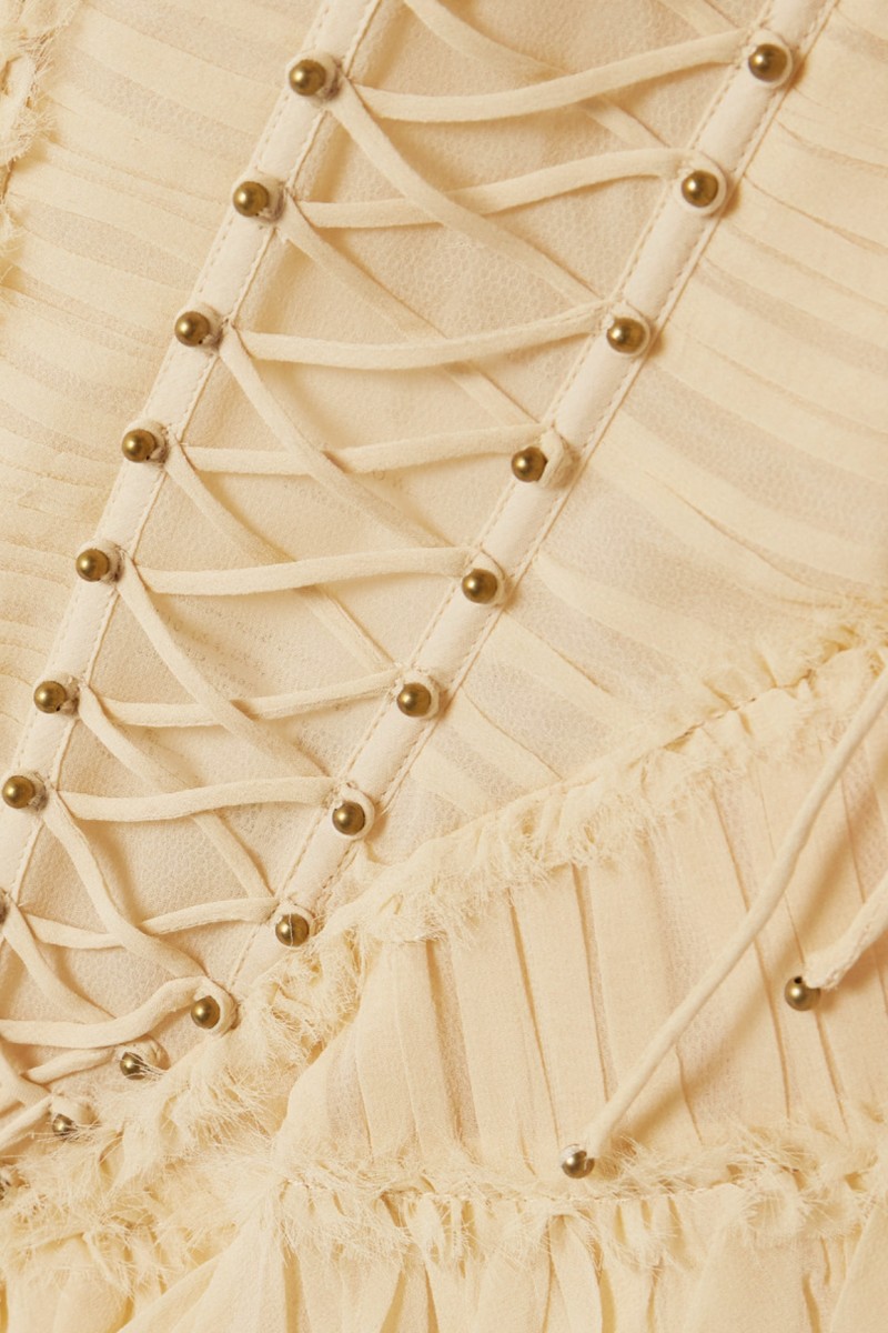           Блуза-корсет из шелка