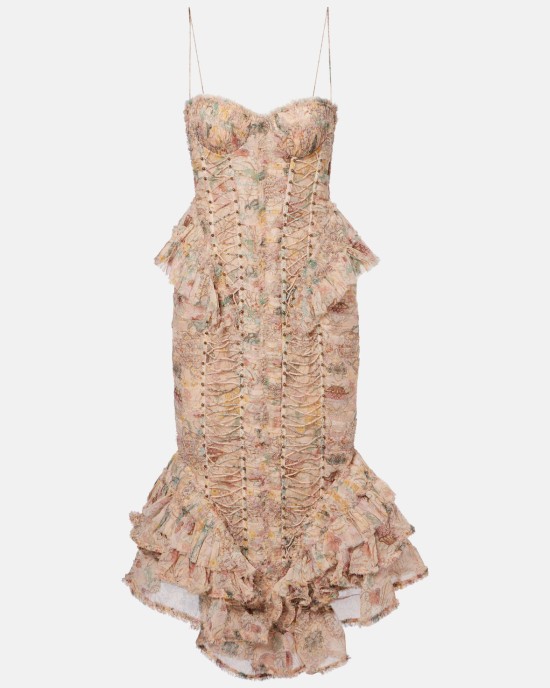         Платье Bella из шелка миди