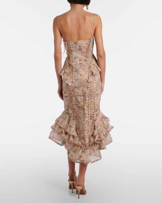         Платье Bella из шелка миди