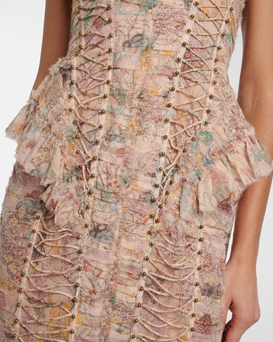         Платье Bella из шелка миди