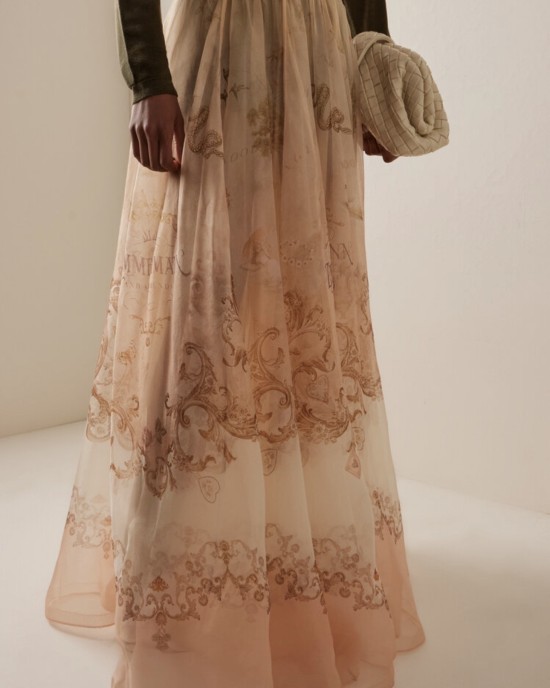       Юбка макси с цветочным узором