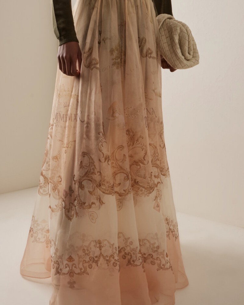       Юбка макси с цветочным узором