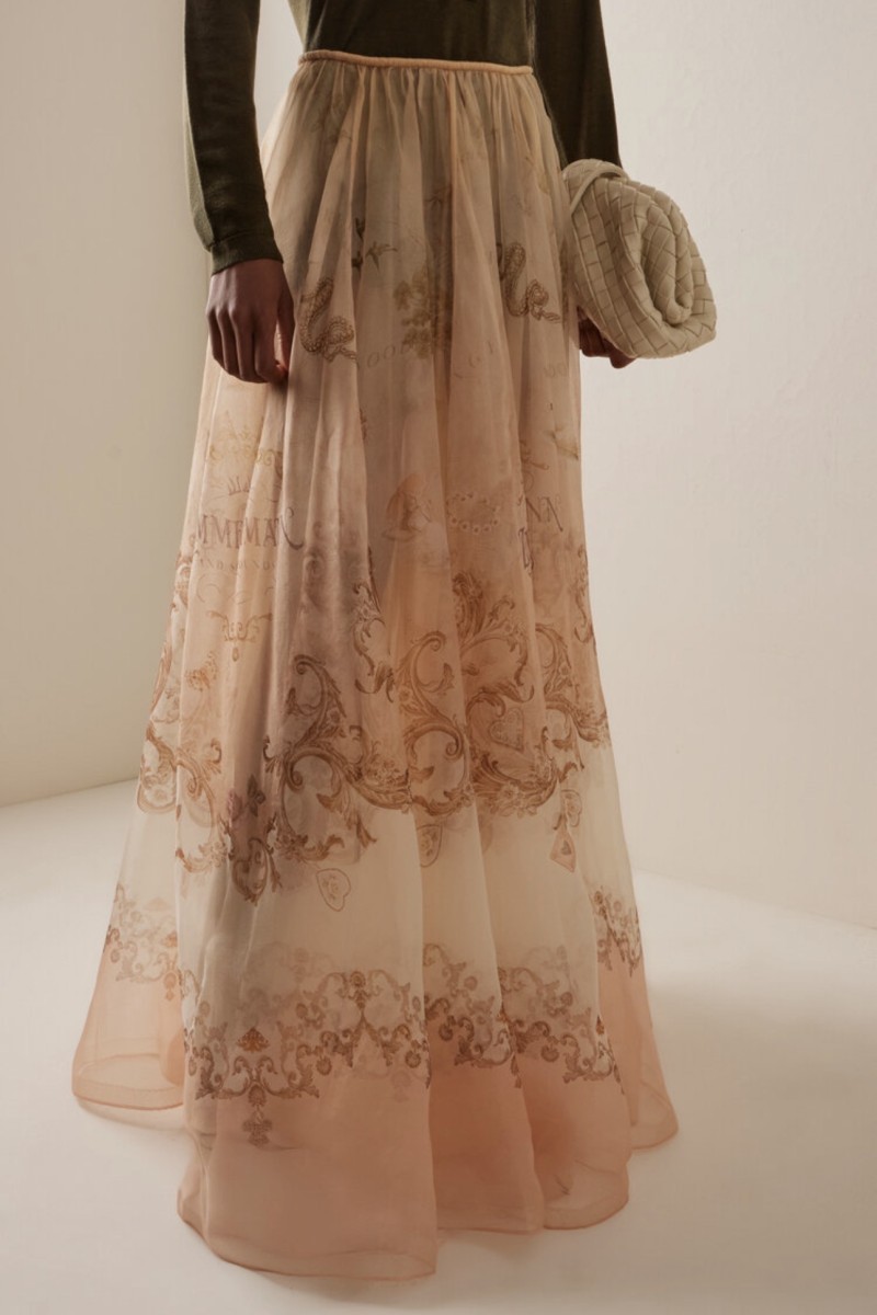       Юбка макси с цветочным узором