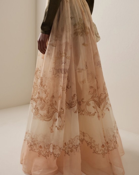       Юбка макси с цветочным узором