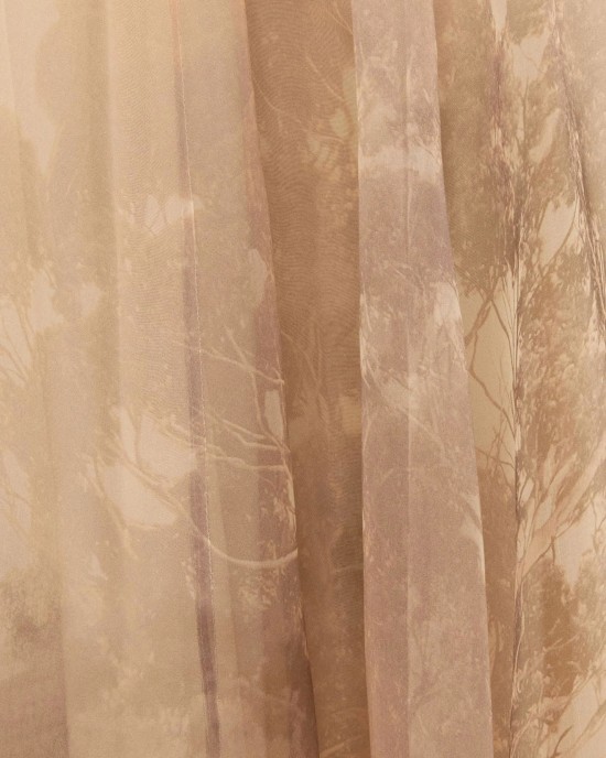        Юбка макси с абстрактным принтом