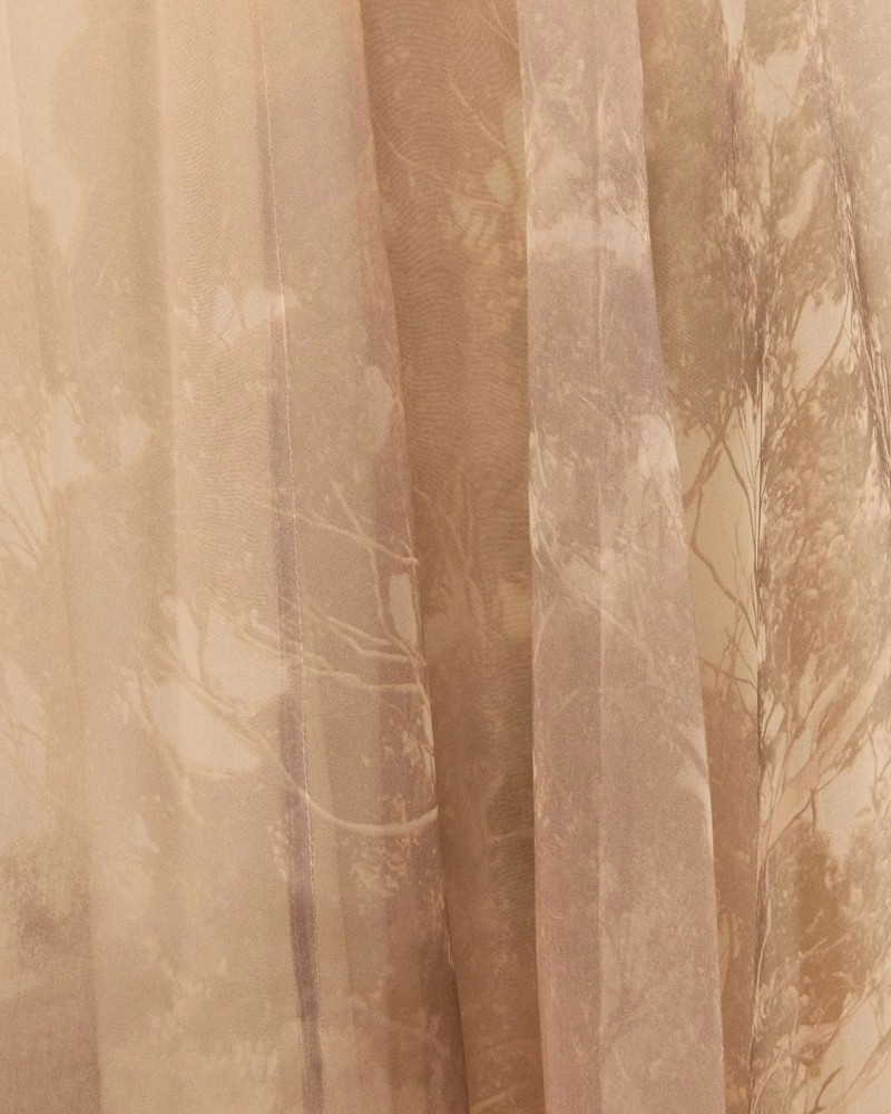        Юбка макси с абстрактным принтом