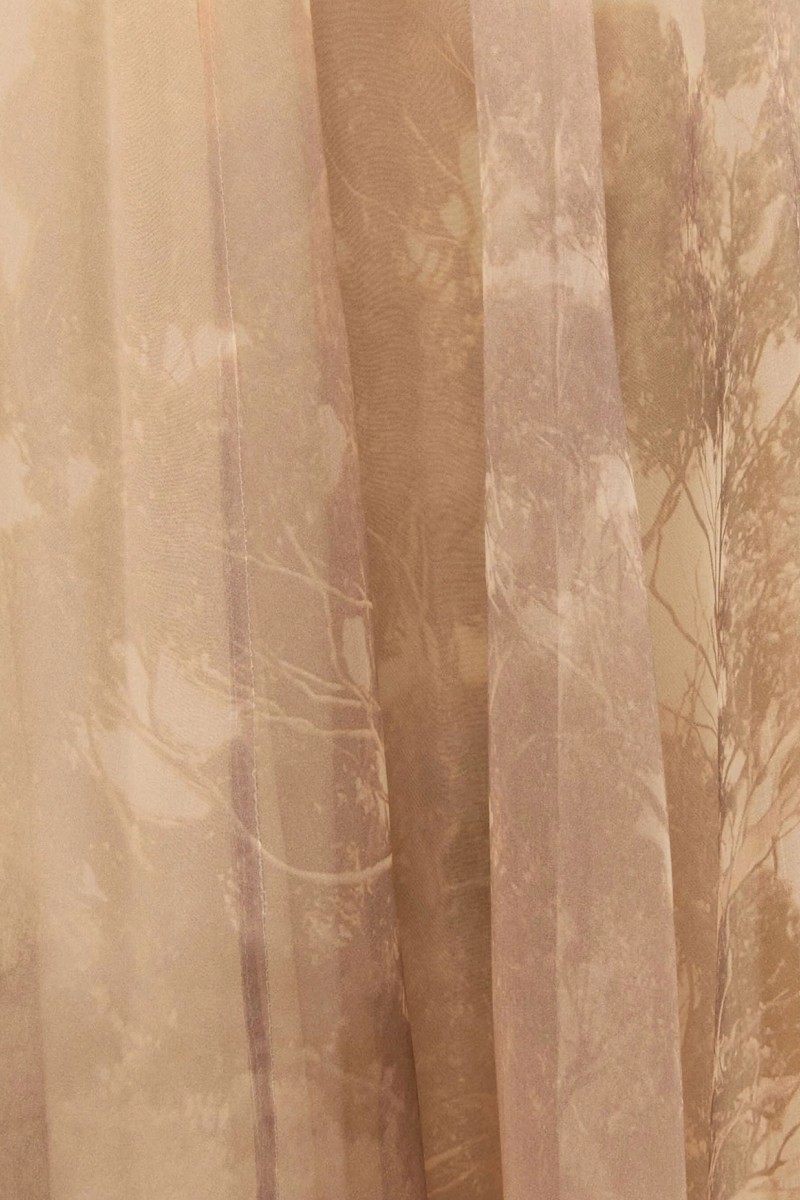        Юбка макси с абстрактным принтом