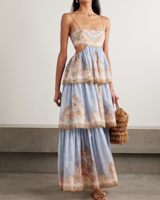          Платье с завязками на спине