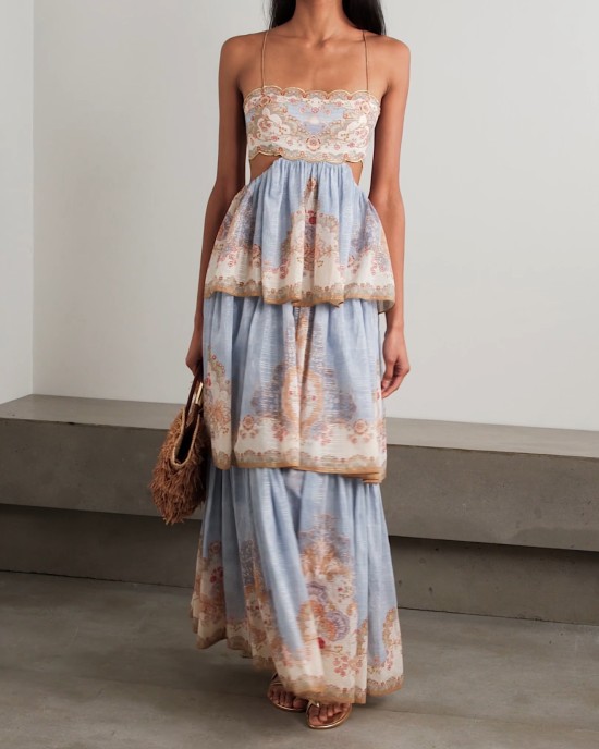          Платье с завязками на спине