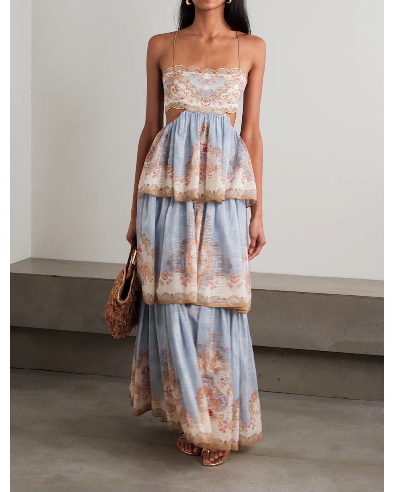        Платье с завязками на спине