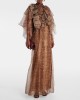           Платье макси с анималистичным принтом