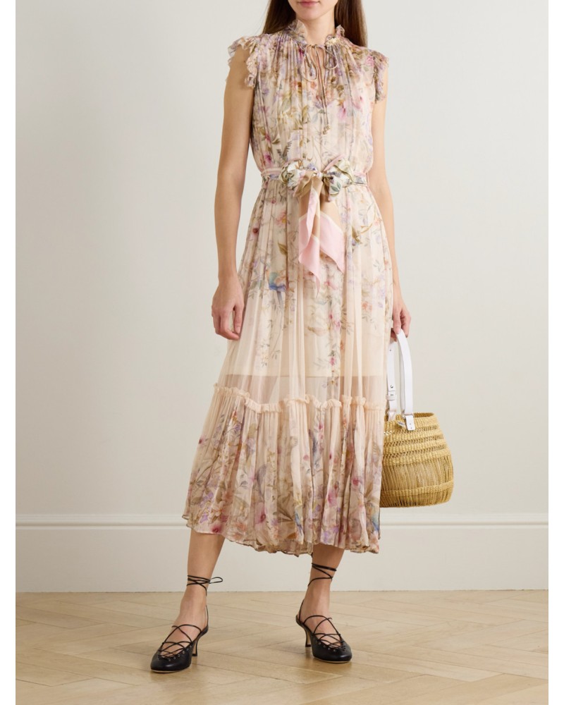          Платье Rossa c оборками 