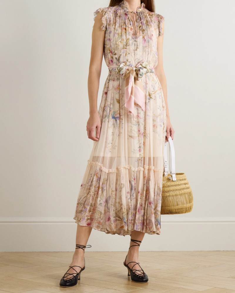          Платье Rossa c оборками 