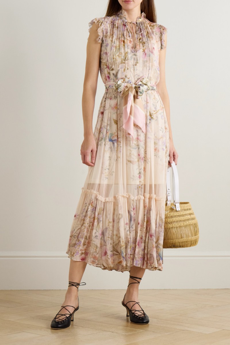          Платье Rossa c оборками 